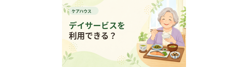 ケアハウスでデイサービスを利用できる？