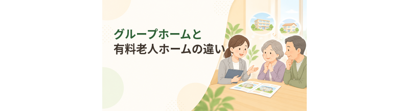 グループホームと有料老人ホームの違い｜認知症ならどちらを選ぶ？