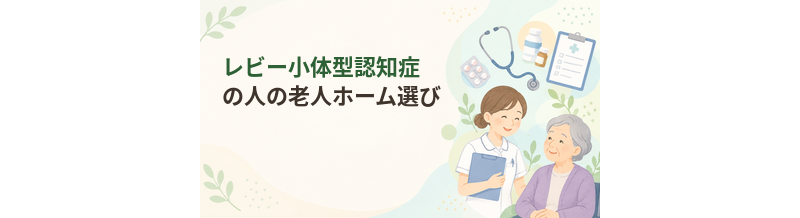 レビー小体型認知症の人の老人ホーム選び