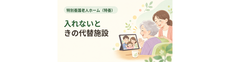 特養に入れないときの代替施設｜待機中の選択肢