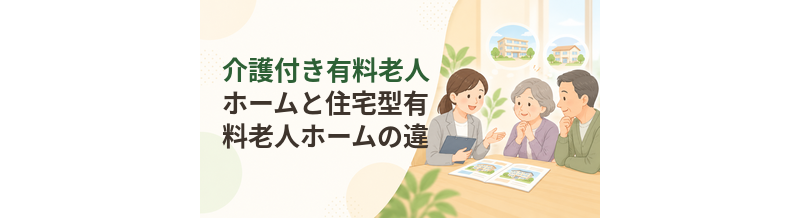 介護付き有料老人ホームと住宅型有料老人ホームの違い
