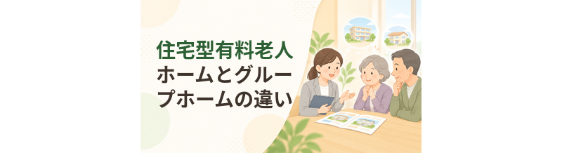 住宅型有料老人ホームとグループホームの違い