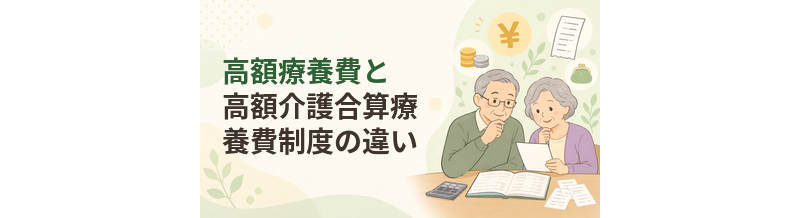 高額療養費と高額介護合算療養費制度の違い
