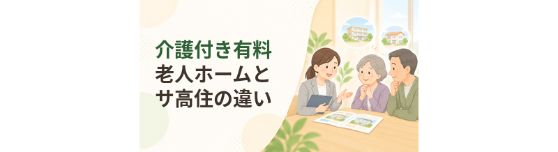 介護付き有料老人ホームとサ高住の違い｜介護・費用・生活を比較