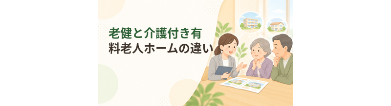 老健と介護付き有料老人ホームの違い｜リハビリ・長期入居・費用を比較
