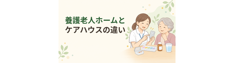 養護老人ホームとケアハウスの違い｜措置・契約・費用を比較