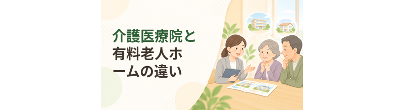 介護医療院と有料老人ホームの違い｜医療体制・費用・暮らしを比較