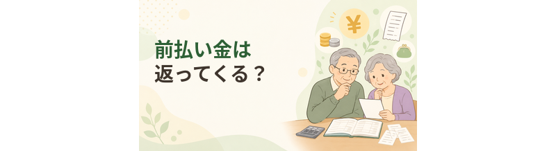 老人ホームの前払い金は返ってくる？返還金の仕組み