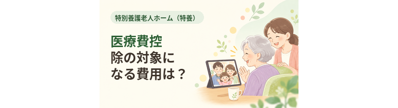 特養で医療費控除の対象になる費用は？