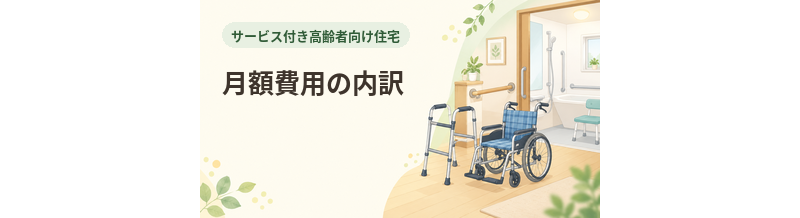 サ高住の月額費用の内訳