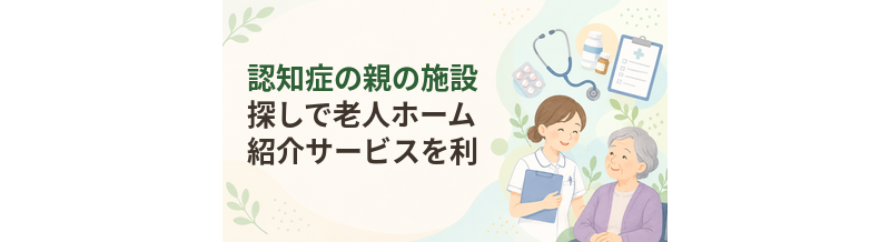 認知症の親の施設探しで老人ホーム紹介サービスを利用する方法