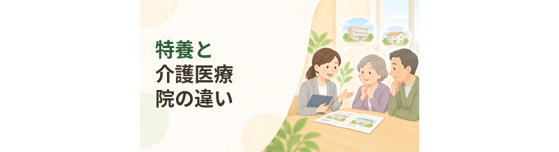 特養と介護医療院の違い｜介護・医療・入所目的を比較