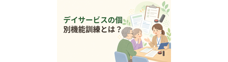 デイサービスの個別機能訓練とは？目的・内容・対象者を解説