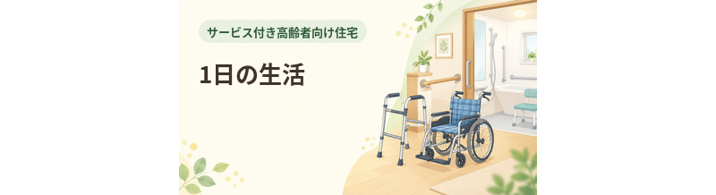 サ高住の1日の生活｜自由度はどのくらい？