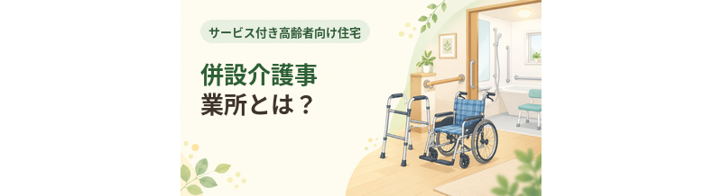 サ高住の併設介護事業所とは？利用前に確認すること