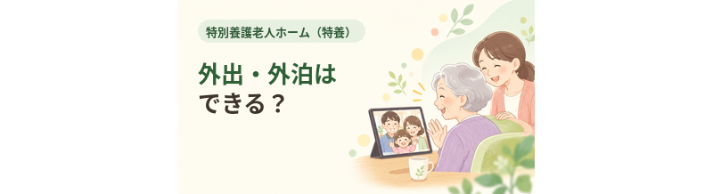 特養で外出・外泊はできる？